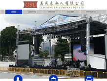 Tablet Screenshot of gohsenglai.com